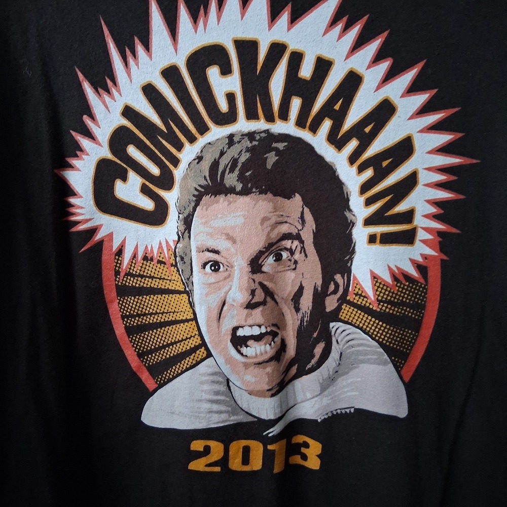 Comic Con Star Trek 2013 WeLOveFine Captain Kirk Comickhaaan! T-Shirt  Size 3XL